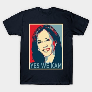 Yes We Kam | Kamala Harris Poster | Biden Harris 2024 T-Shirt